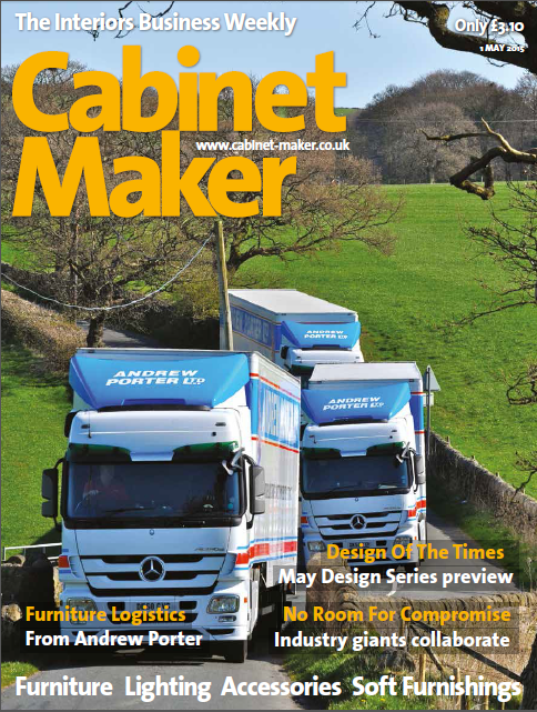 Our furniture logistics featured in Cabinet Maker magazine!